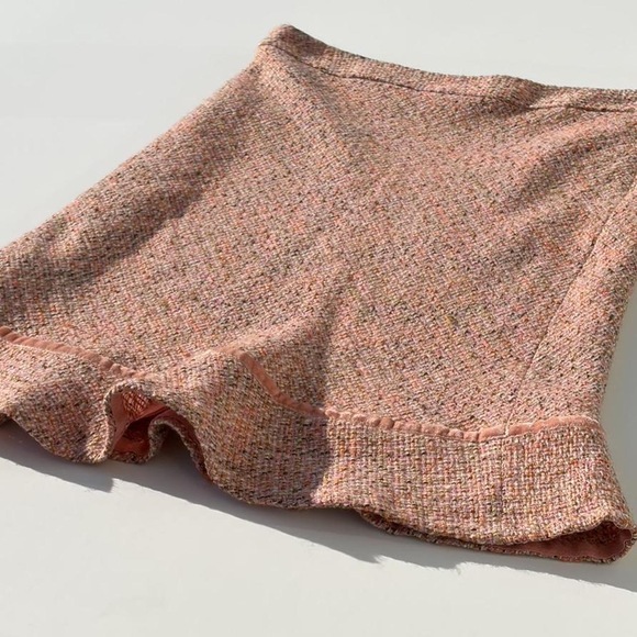 None Pink Tweed Skirt - Picture 4 of 7